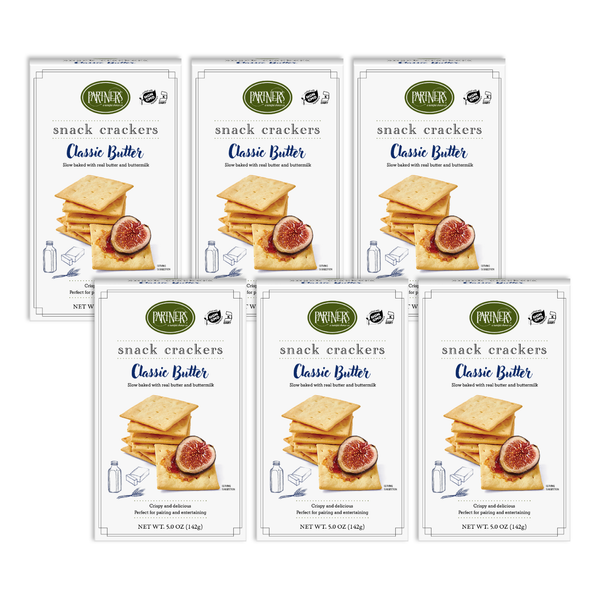 Snack Crackers : Classic Butter 6-Pack Case