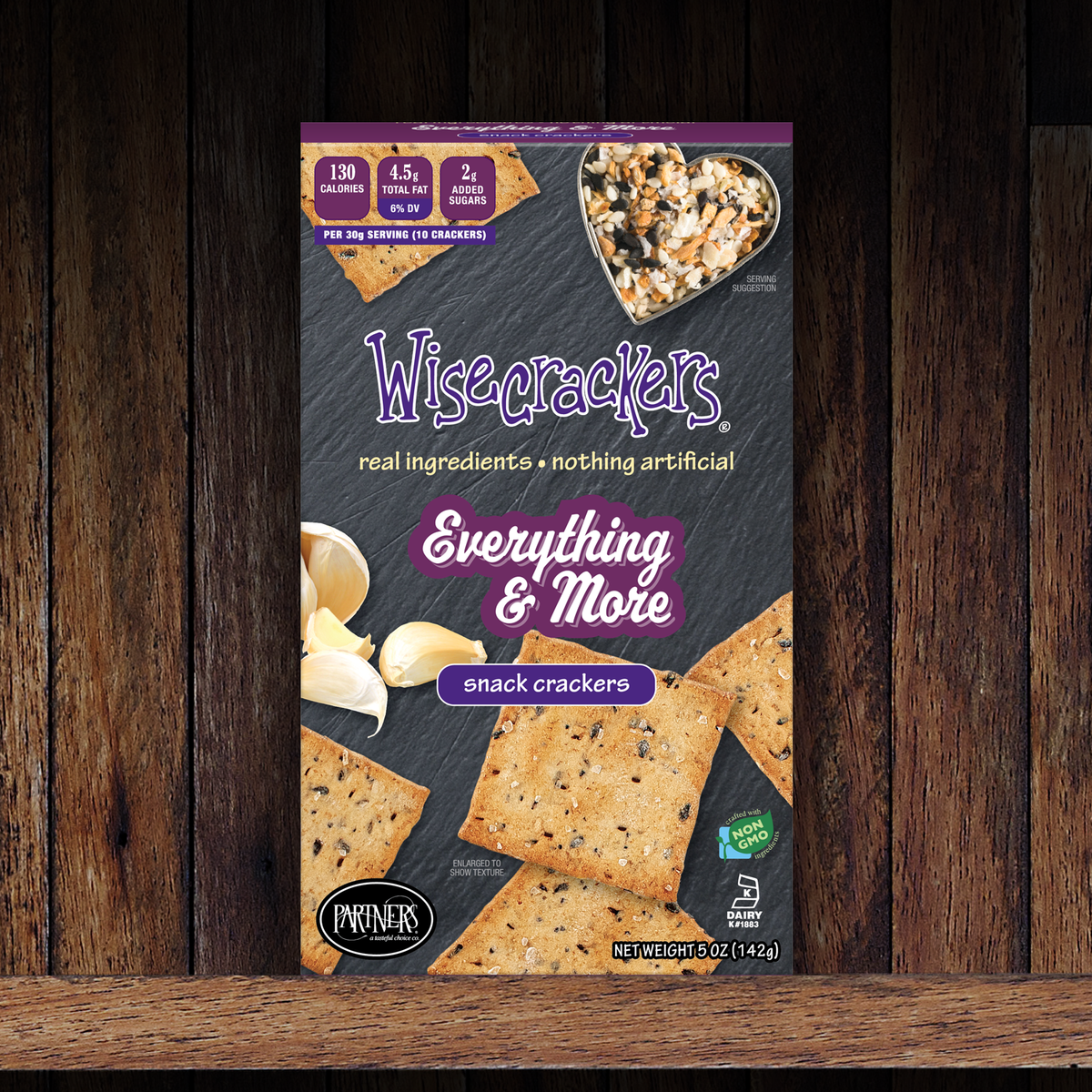 Wisecrackers : Snack Crackers : Everything & More 6-Pack Case