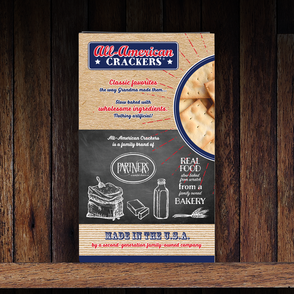 Snack Crackers : Salted Butter 6-Pack Case