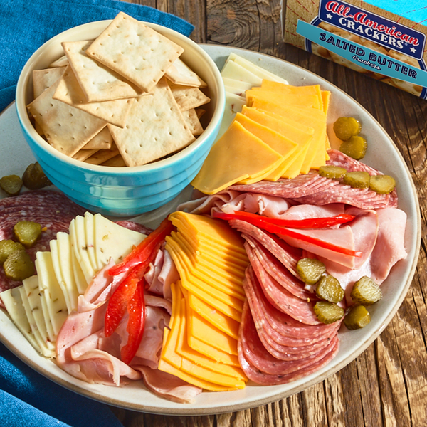 Snack Crackers : Salted Butter 6-Pack Case