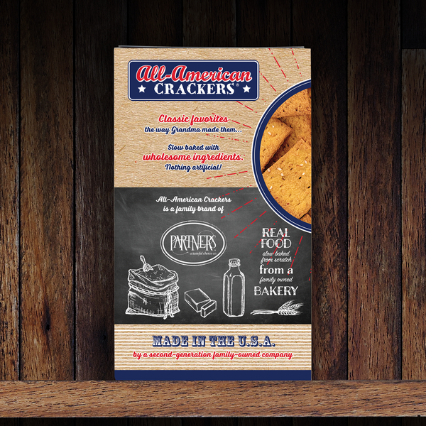 Snack Crackers : Crispy Cheese 6-Pack Case