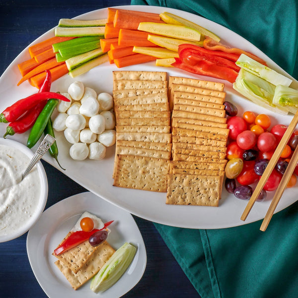 Hors d'Oeuvre Crackers : 3-Flavor Variety 6-Pack