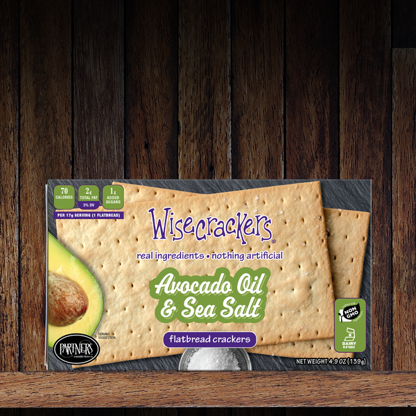 Flatbread Crackers : Avocado Oil & Sea Salt
