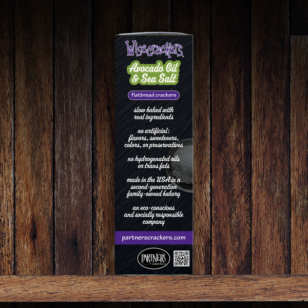 Flatbread Crackers : Avocado Oil & Sea Salt 6-Pack Case