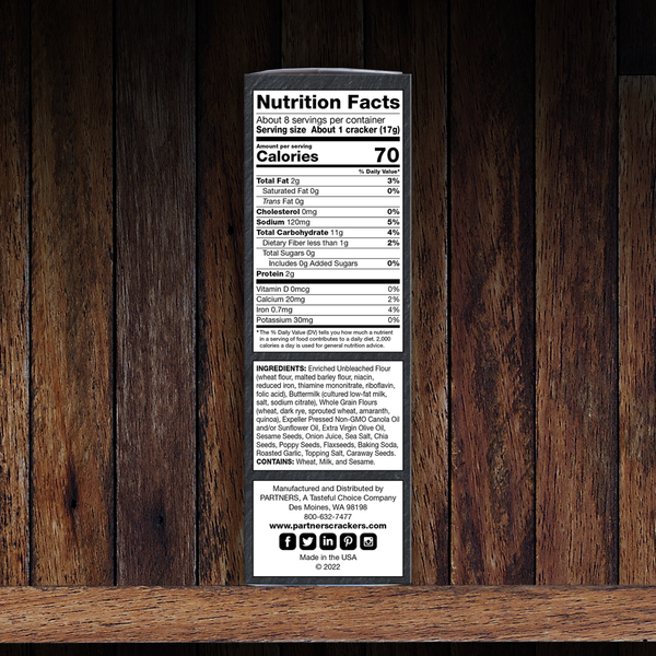 Flatbread Crackers : Everything & More 6-Pack Case