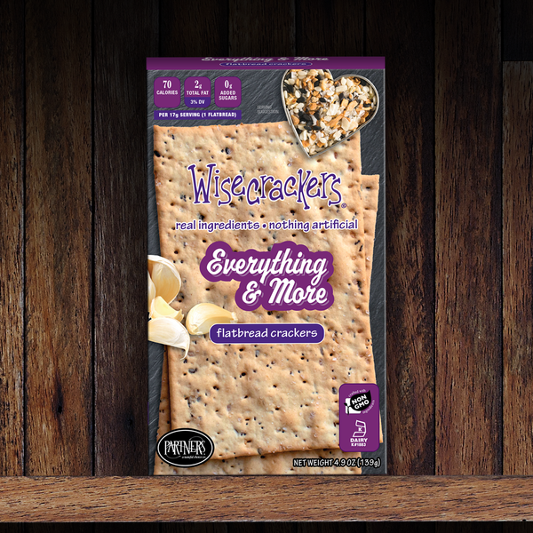 Flatbread Crackers : Everything & More 6-Pack Case