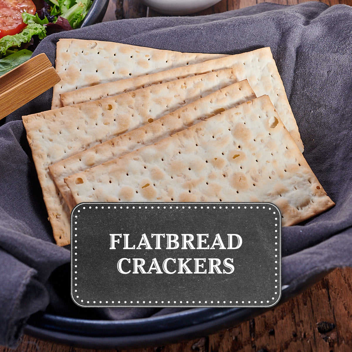 Flatbread Crackers PARTNERS, A Tasteful Choice Company