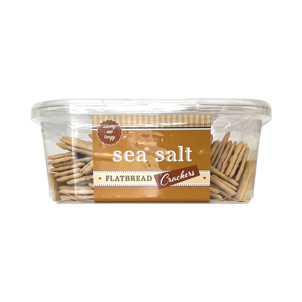 Flatbread Crackers : Sea Salt