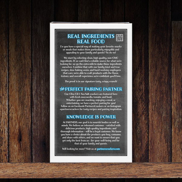 Snack Crackers : Olive Oil & Sea Salt