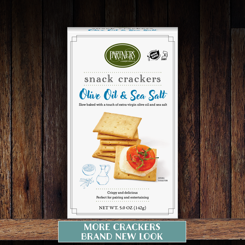 Snack Crackers : Olive Oil & Sea Salt