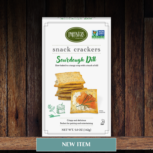 Partners Sourdough Dill Snack Crackers