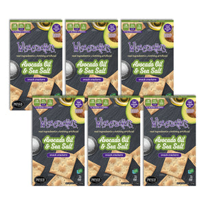 Snack Crackers : Avocado Oil & Sea Salt 6-Pack Case