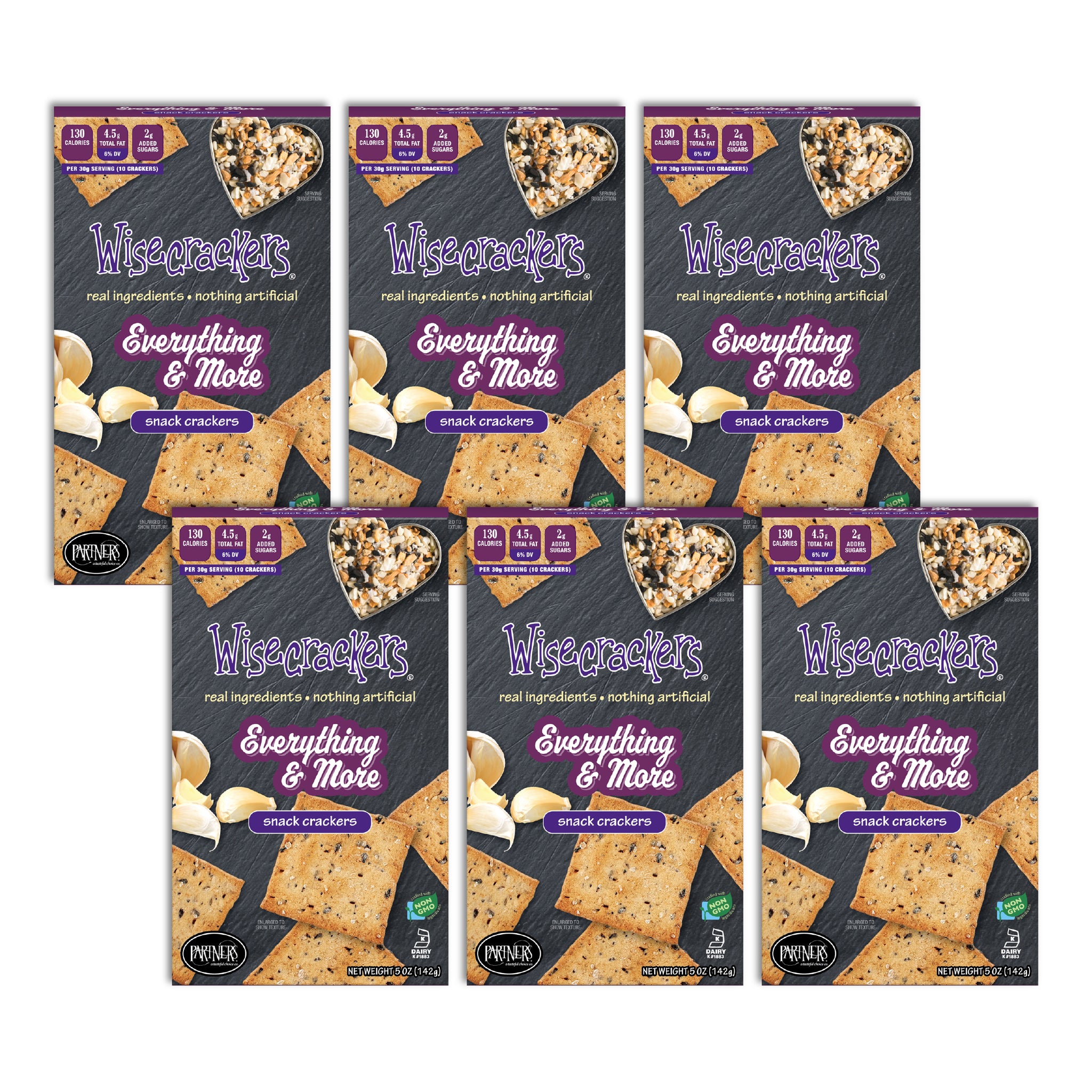 Snack Crackers : Everything & More 6-Pack Case