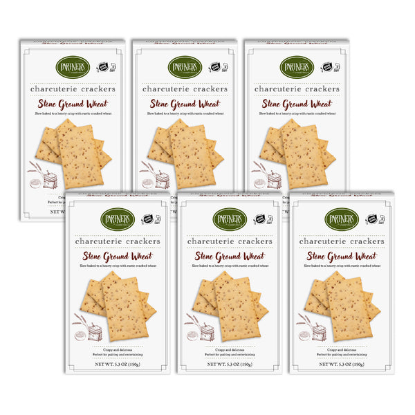 Hors d'Oeuvre Crackers : Stone Ground Wheat 6-Pack