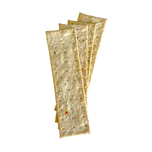 Sourdough Flatbread Crackers : Garlic Herb 3-Pack Case