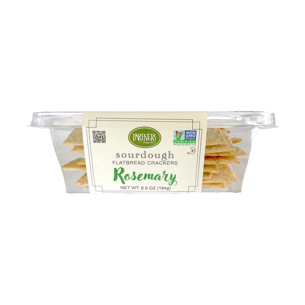 Sourdough Flatbread Crackers : Rosemary 3-Pack Case