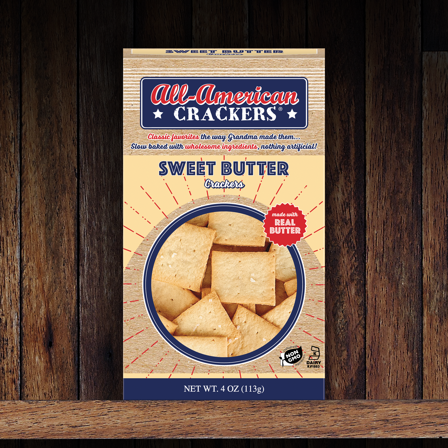 Snack Crackers : Sweet Butter