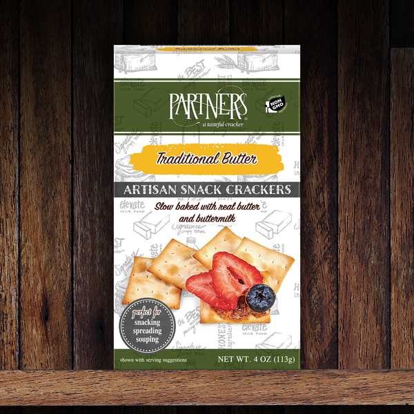 Snack Crackers : Traditional Butter 6-Pack Case