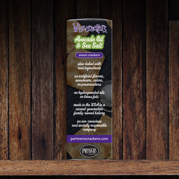 Snack Crackers : Avocado Oil & Sea Salt 6-Pack Case