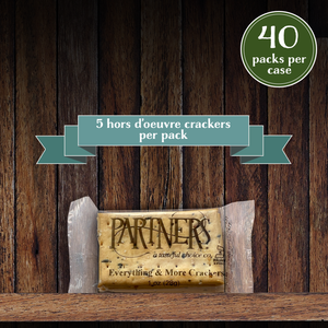 Snack Packs : Hors d'Oeuvre Crackers : Everything & More - 5 Cracker Pack, 40 Packs Per Case